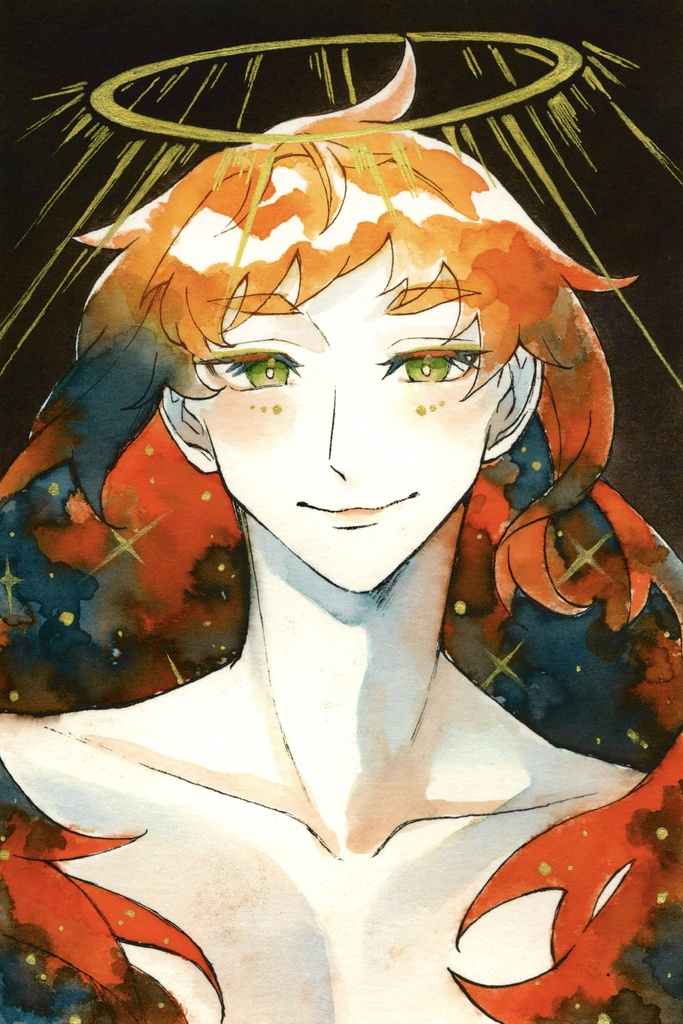 原画『焦がれる橙色の天使』
