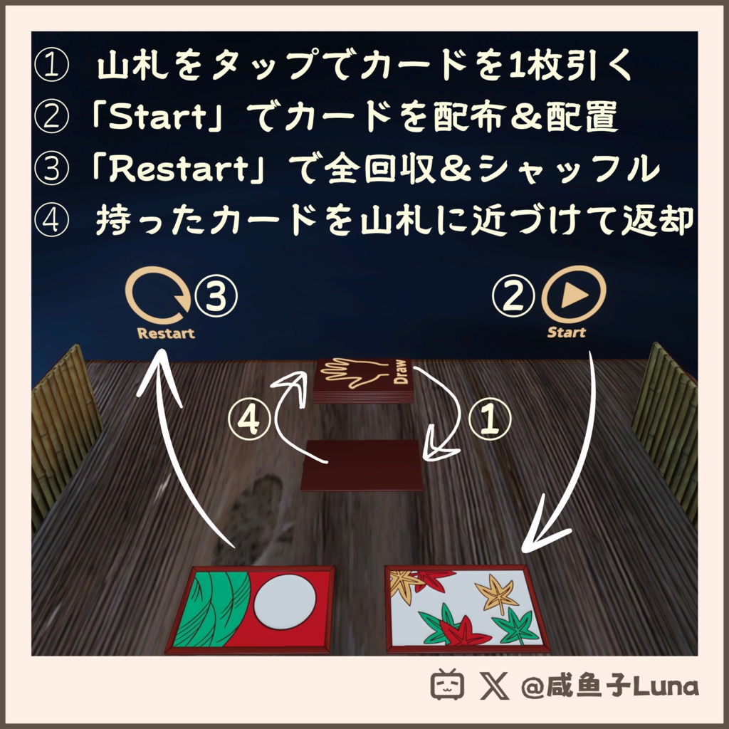 🎴花札·HANAFUDA🎴【Udonワールドギミック】