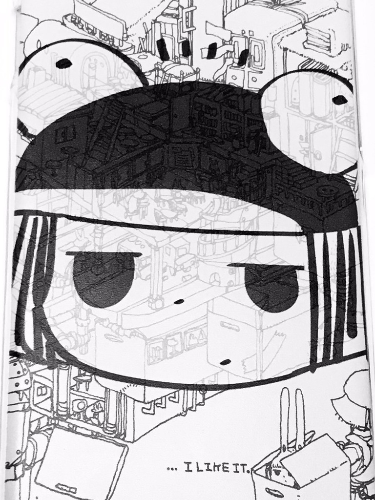 iPhoneケース(ペンギンちゃんでしゃばりバージョン)