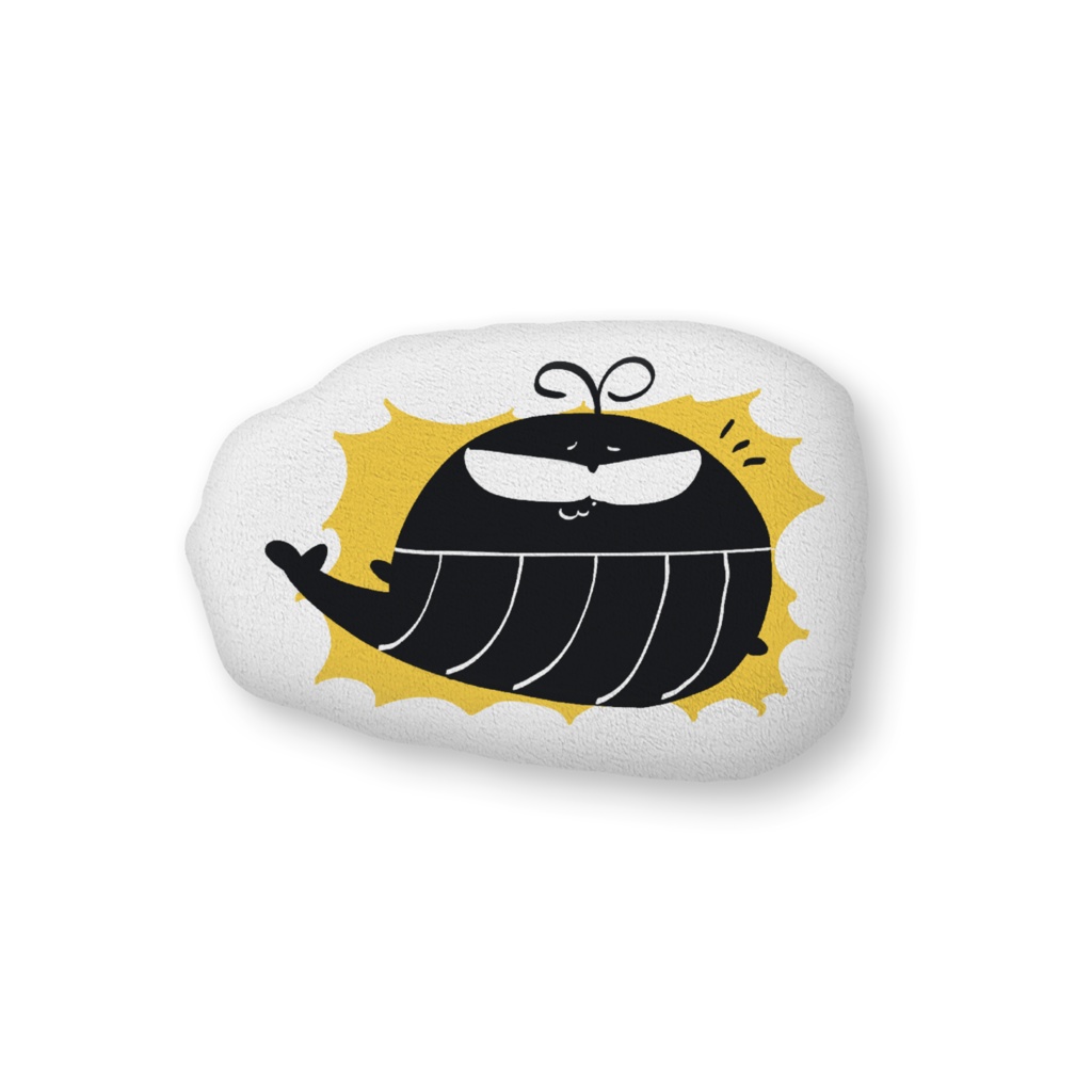 【くじらさん&黒くじらさん】Wクッション!