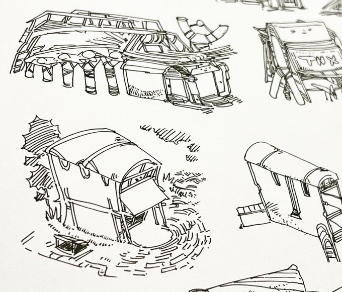 【画集】houses【おうち1000コ描いてみた】