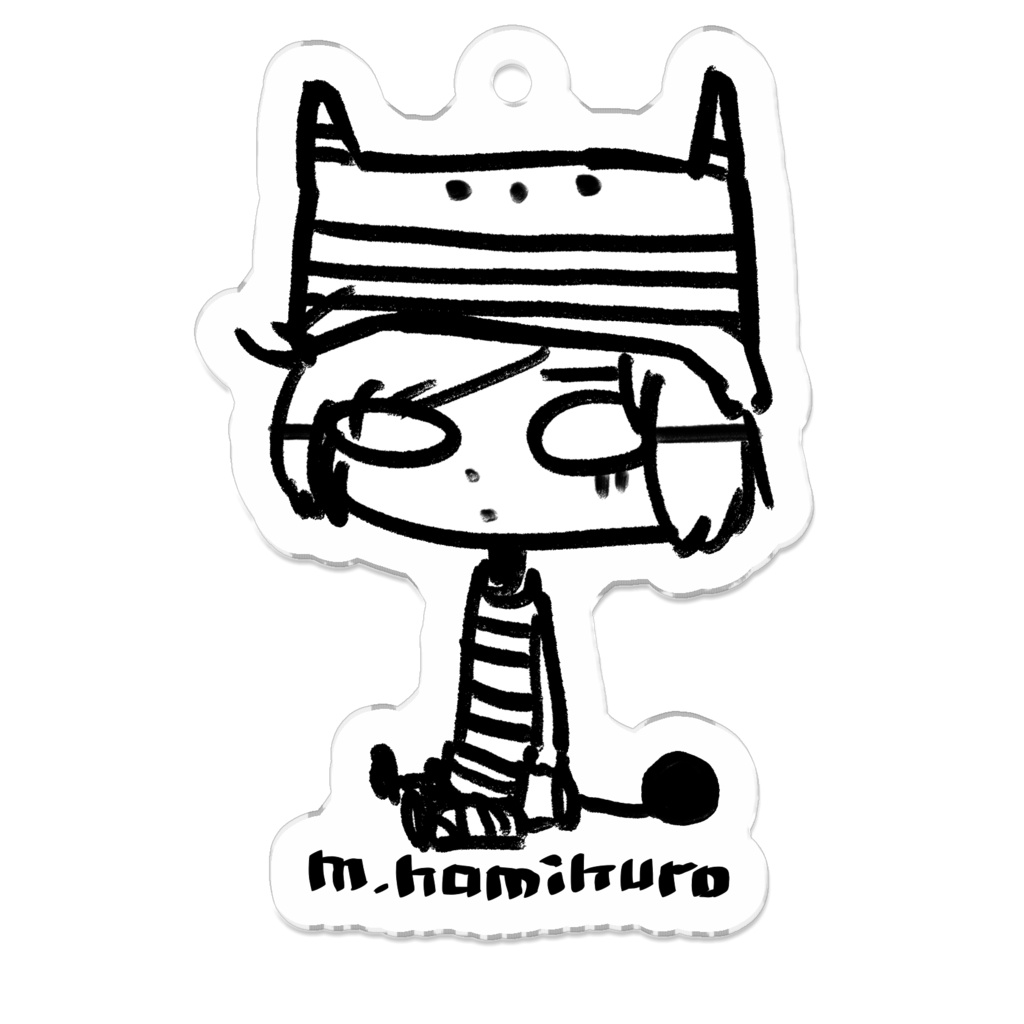 キーホルダー第一弾(ペンギン、うさぎ、くろうさぎ、ねこ)