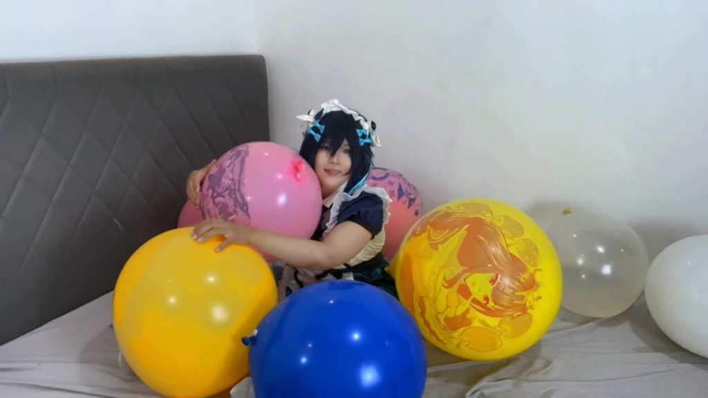 ウェンティ風船は乗って膨らんで遊ぶ