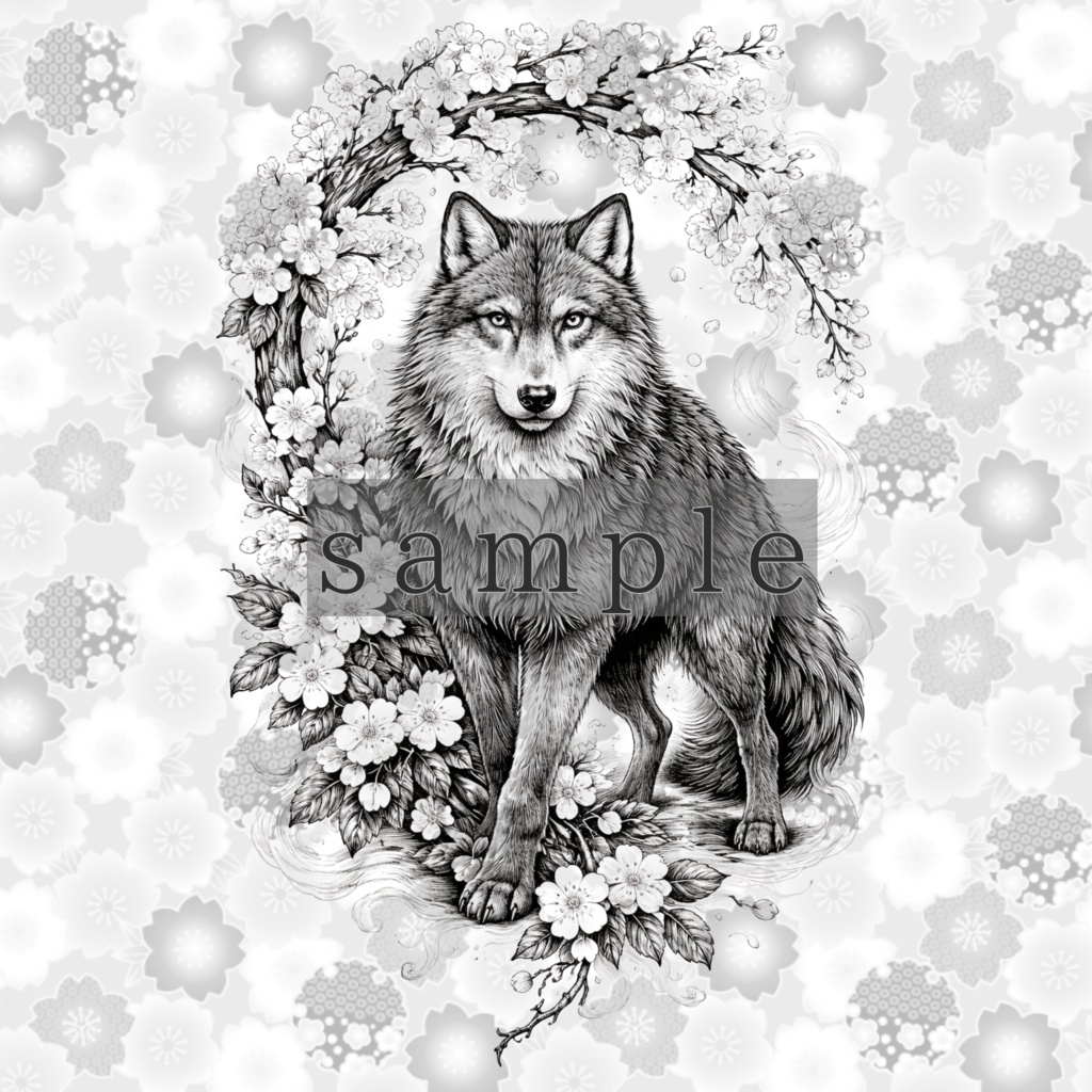 【VRChat向け】花と動物タトゥー5点セット