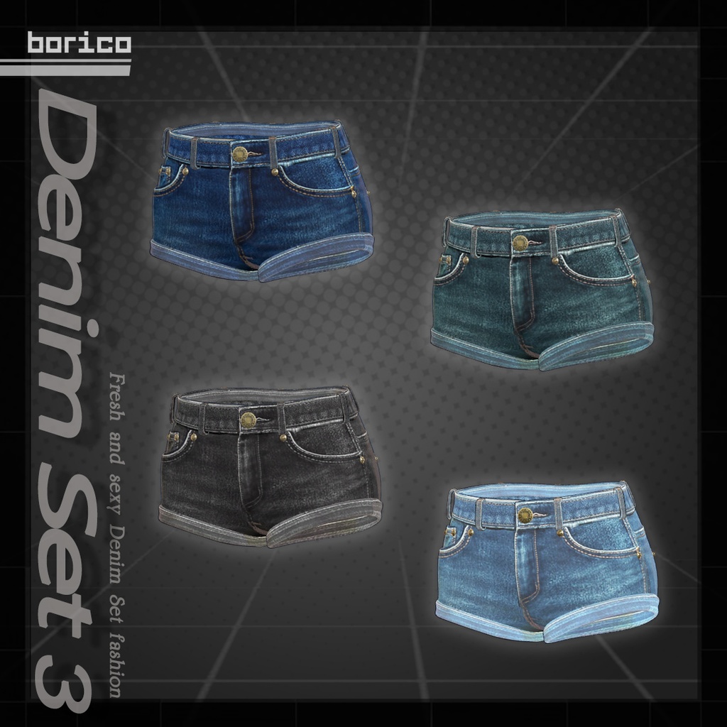 セクシーなデニムセット3( Sexy Denim set 3)