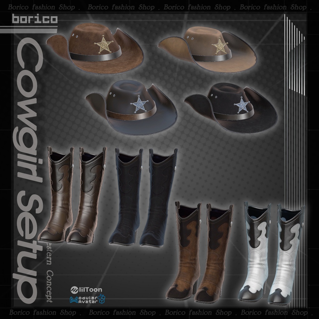 カウガールセットアップ(Cowgirl setup)