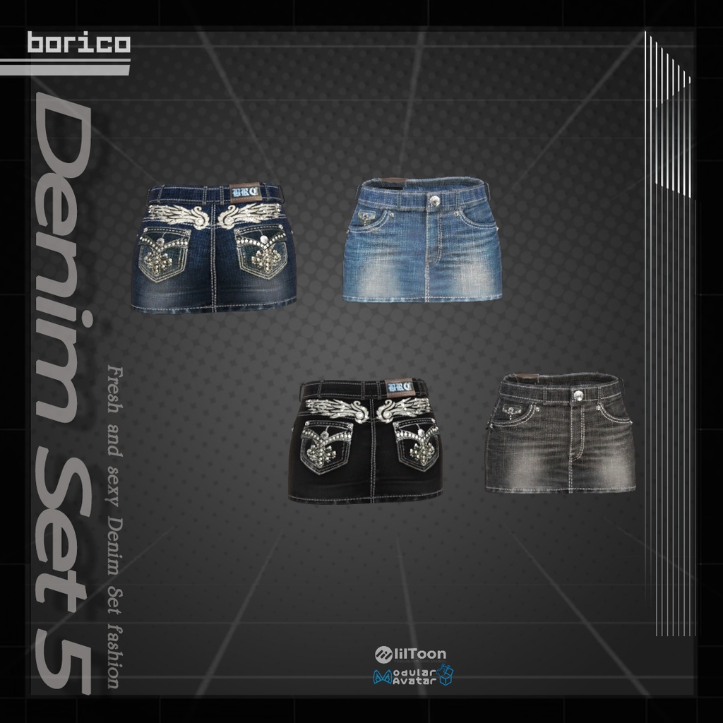 セクシーなデニムセット5( Sexy Denim set 5)