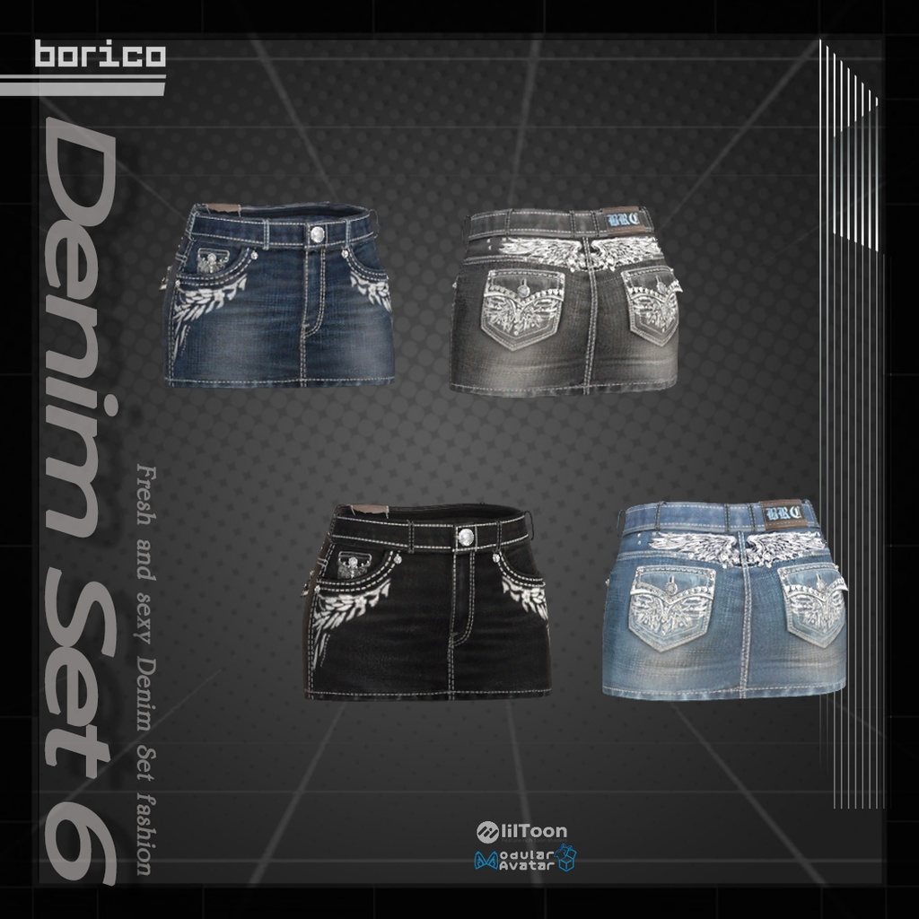 セクシーなデニムセット6( Sexy Denim set 6)