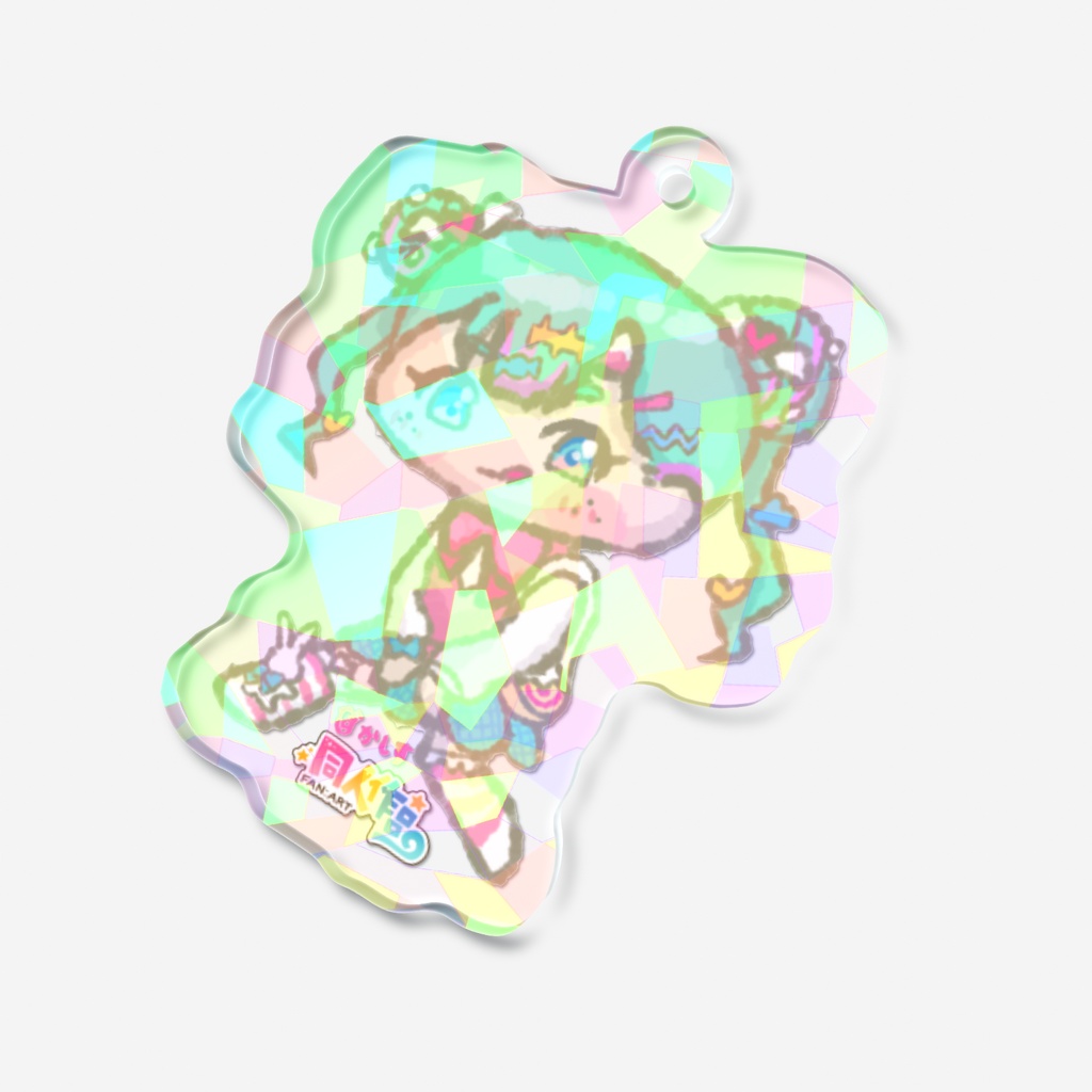 ピコラホログラムアクリルキーホルダー(トリッカル)