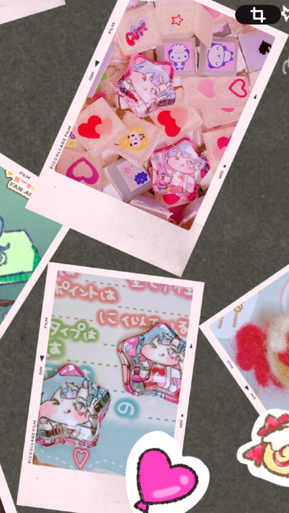 昼12時追加❣️ピコラのピコデコシールブック(シール帳バインダー)