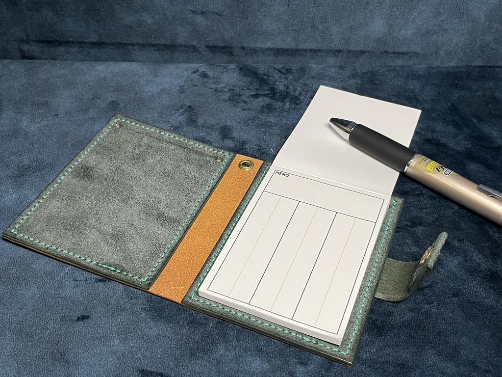 TCGメモパッドカバー:イエロー×グリーン