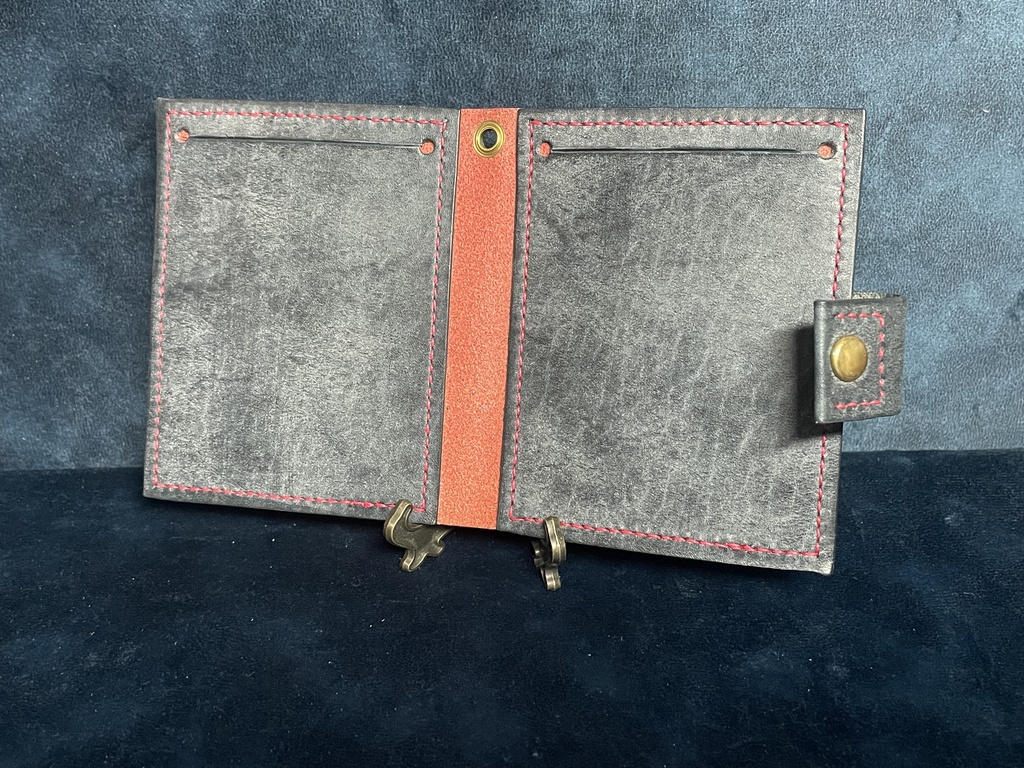 TCGメモパッドカバー:レッド×ブラック