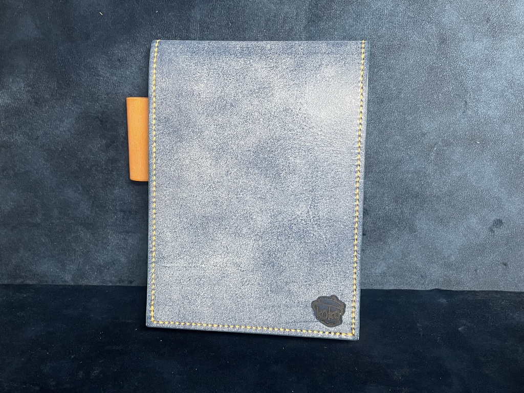 TCGメモパッドカバー(大):ブルー×イエロー