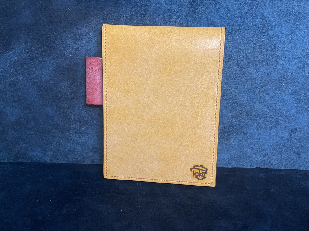 TCGメモパッドカバー(大):イエロー×レッド