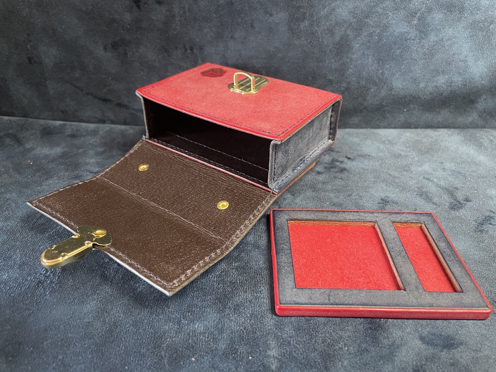 TCGダイス・トークンカードケース:ブルー×レッド