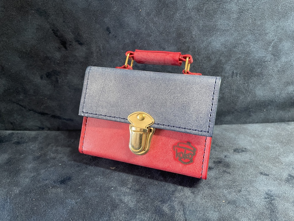 TCGダイス・トークンカードケース:ブルー×レッド