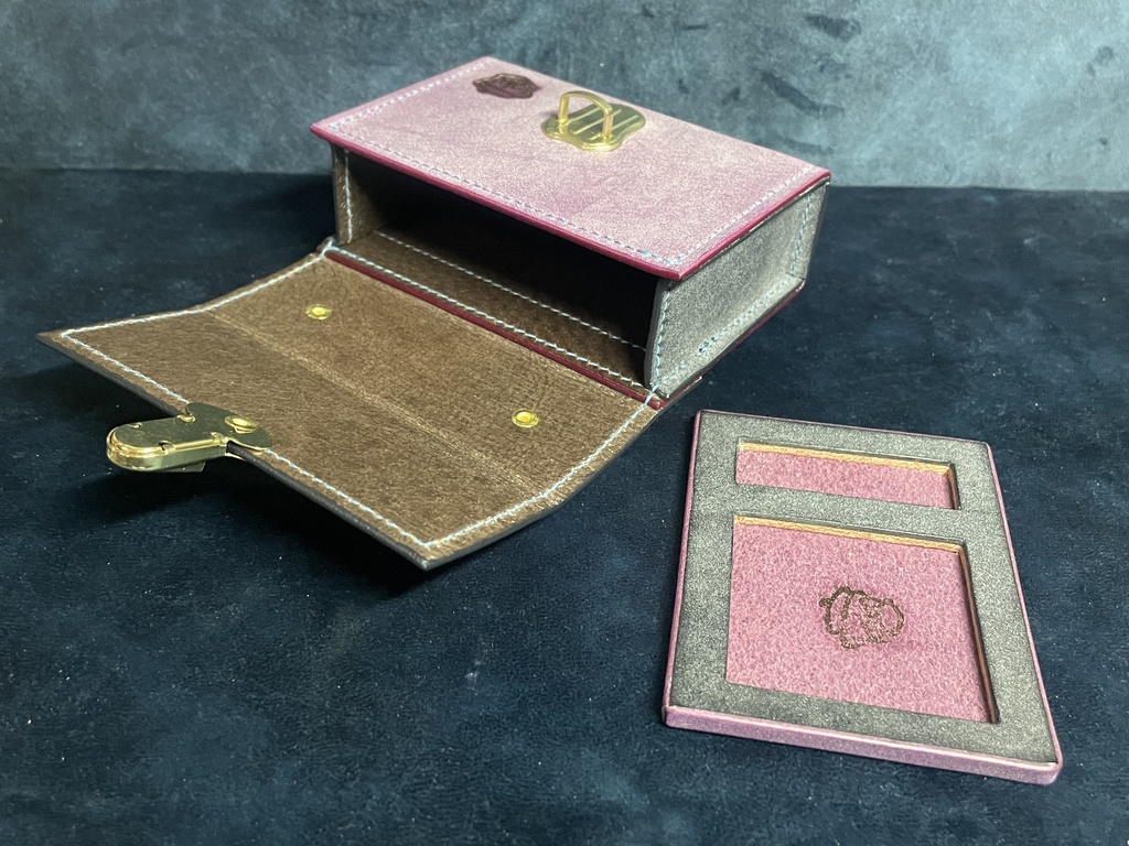 TCGダイス・トークンカードケース:ブラック×スギライト