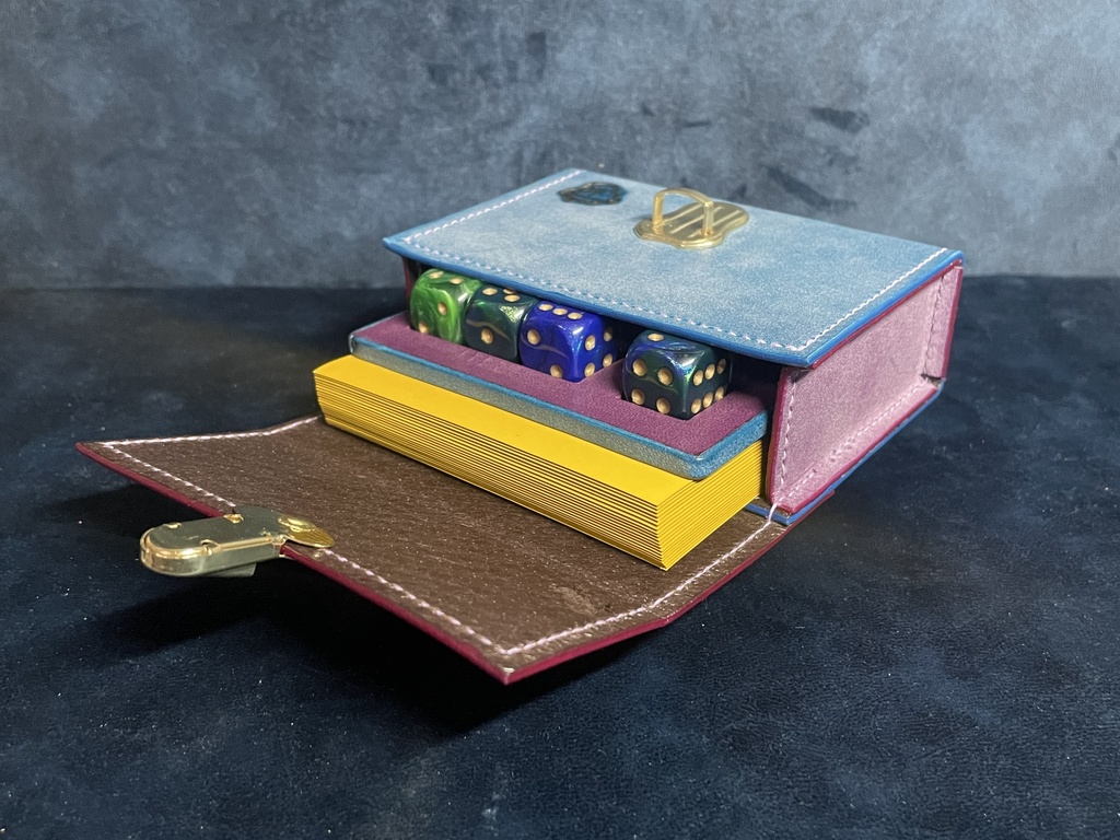 TCGダイス・トークンカードケース:スギライト×ターコイズ