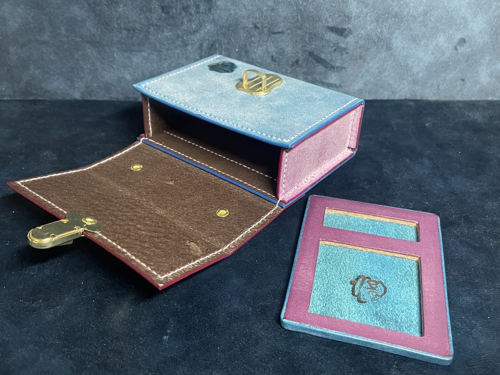 TCGダイス・トークンカードケース:スギライト×ターコイズ