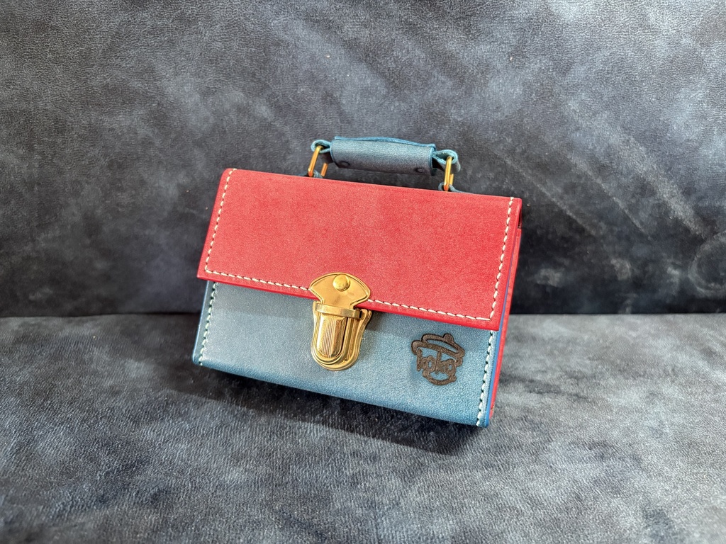 TCGダイス・トークンカードケース:レッド×ターコイズ