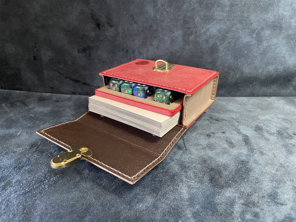 TCGダイス・トークンカードケース:アージェント×レッド