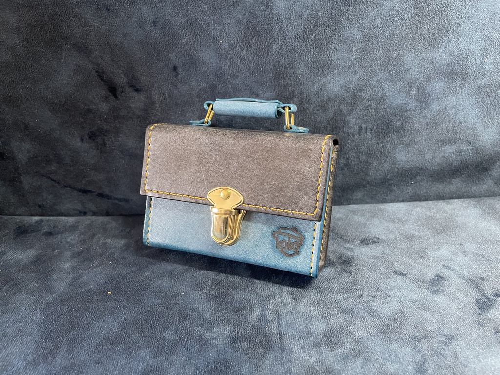 TCGダイス・トークンカードケース:ブラック×ターコイズ