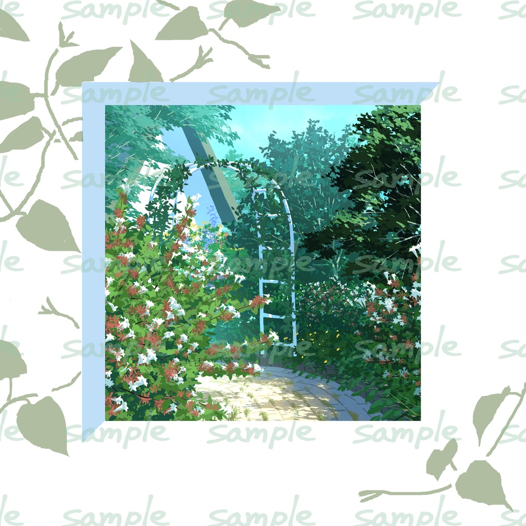 風景と飾るいきものアクスタ【ヒメクロホウジャク】