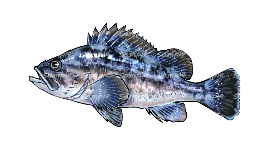 風景と飾るいきものアクスタ【クロソイ】