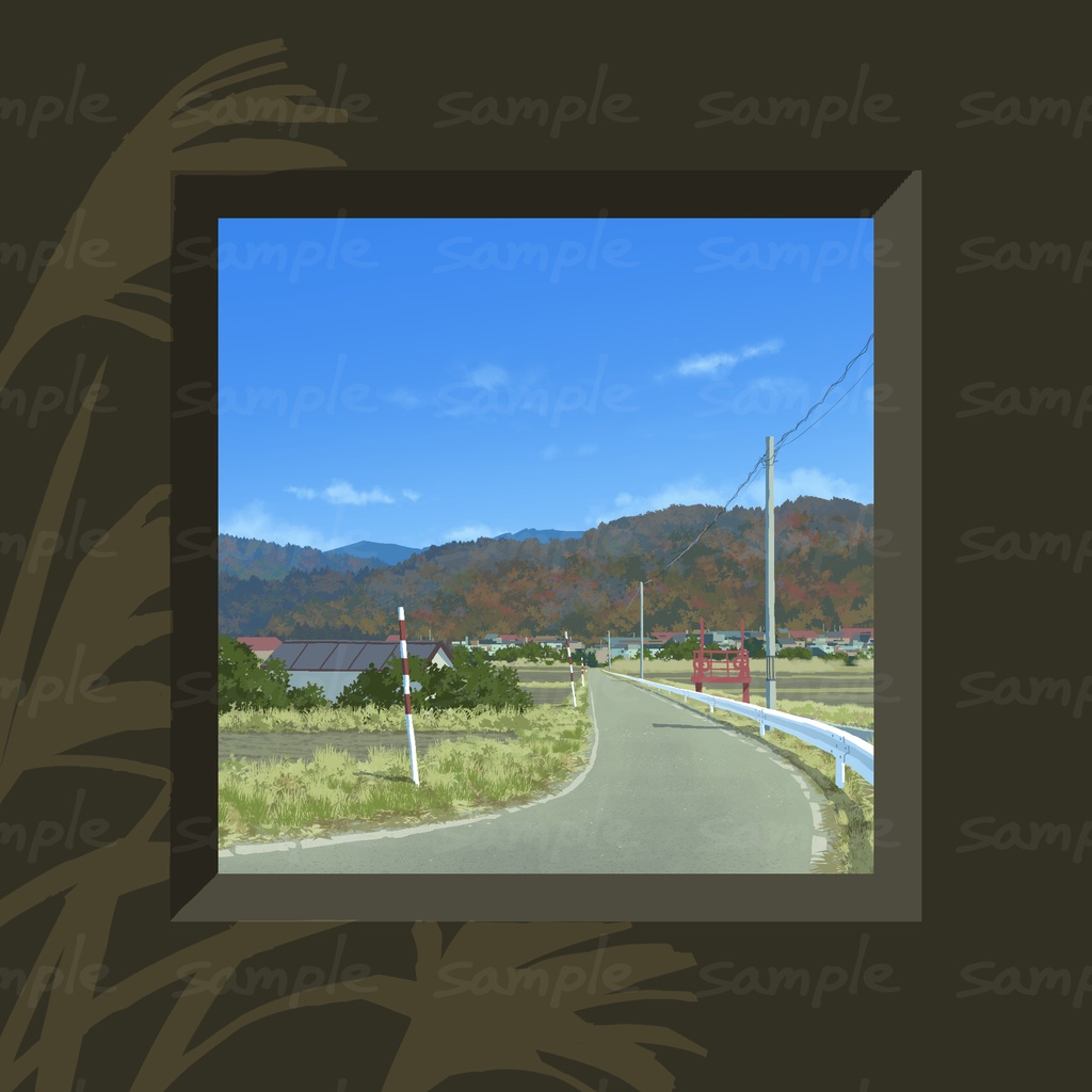 風景と飾るいきものアクスタ【ノスリ】