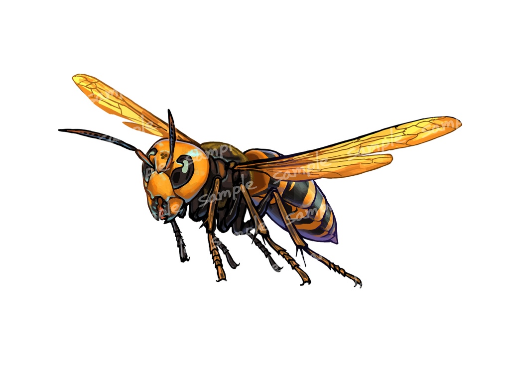 風景と飾るいきものアクスタ【オオスズメバチ】