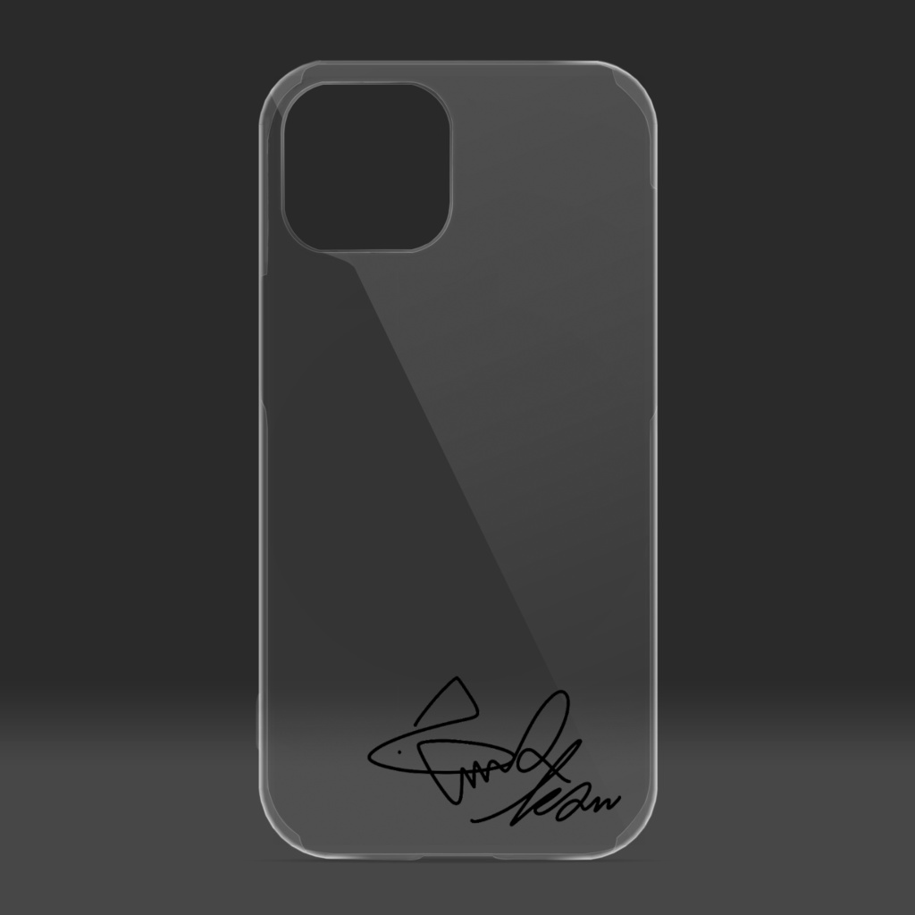 クリアiPhoneケース / Tuna-Kanロゴライク