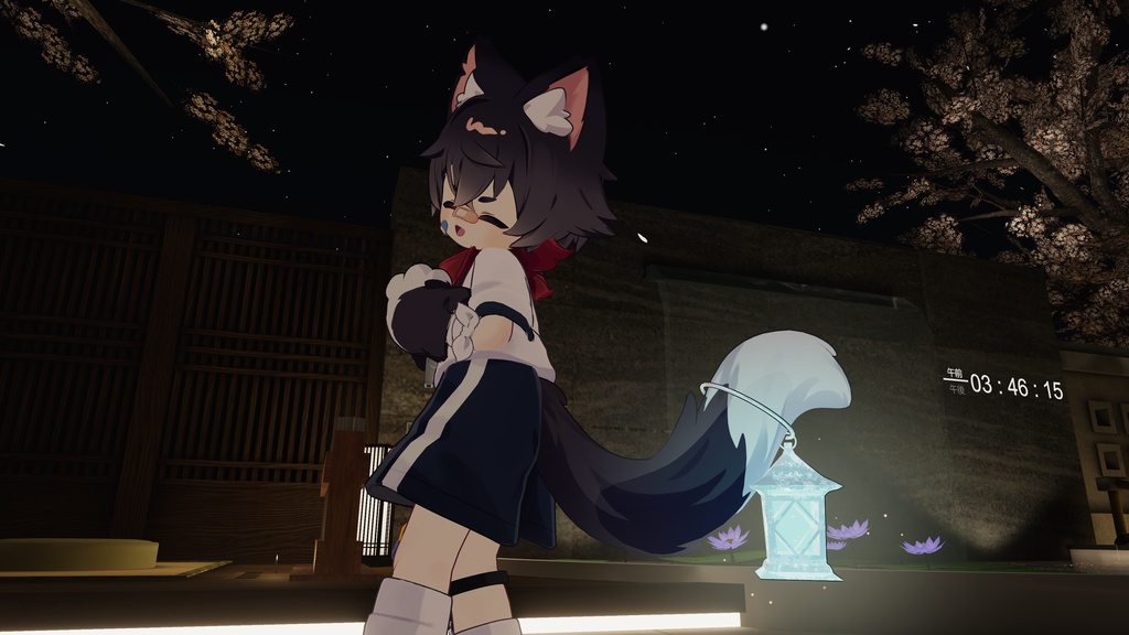 【MA対応】ゆらゆら!しっぽランタン