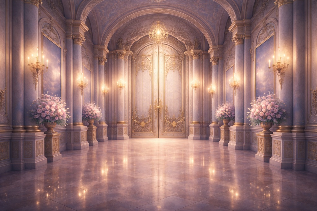 宮殿・王宮|内装|ファンタジー|配信・ゲーム背景素材 |8枚+1セット!【16:9】