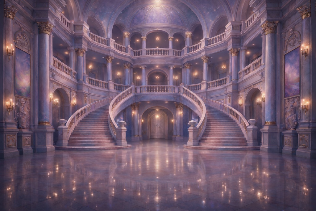 宮殿・王宮|内装|ファンタジー|配信・ゲーム背景素材 |8枚+1セット!【16:9】