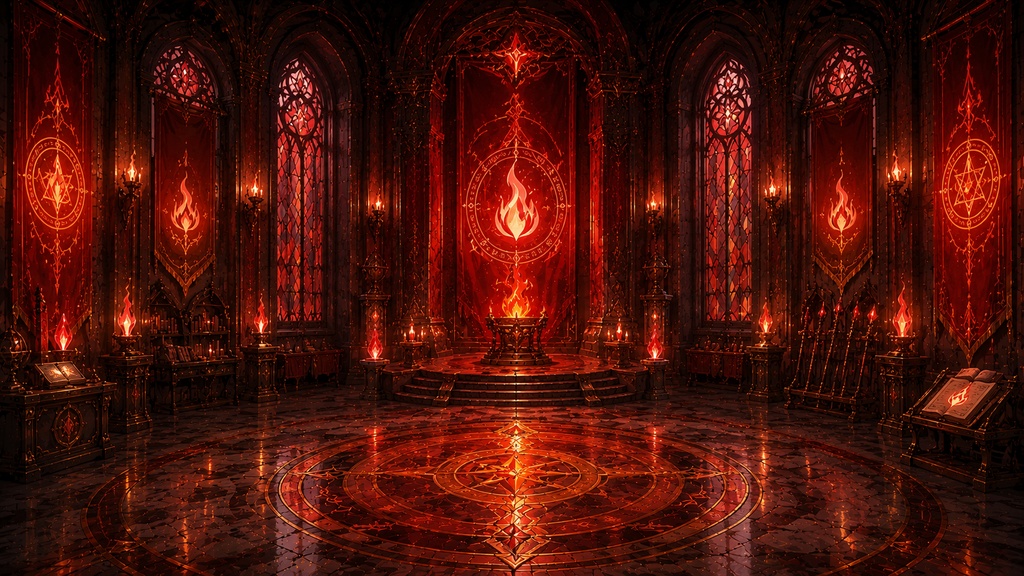 魔法スキルギルド 7枚入り!|ファンタジー|魔法|配信・ゲーム背景素材【16:9】