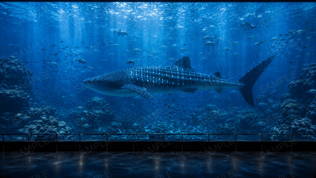 水族館 10枚+1枚入り!|ファンタジー|魔法|配信・ゲーム背景素材【16:9】