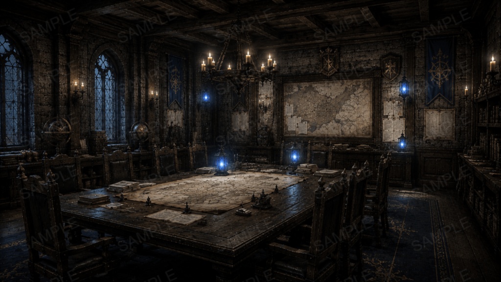 警察庁 15枚入り!|ファンタジー|魔法|配信・ゲーム背景素材【16:9】