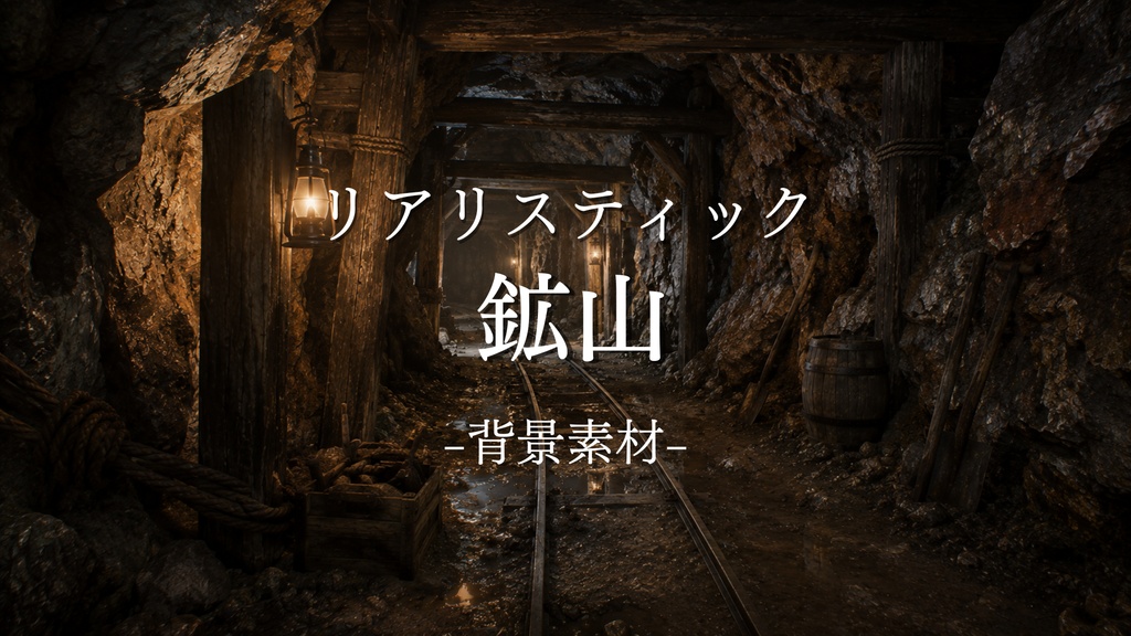 鉱山　１０枚入り！｜ファンタジー｜魔法｜配信・ゲーム背景素材【16:9】