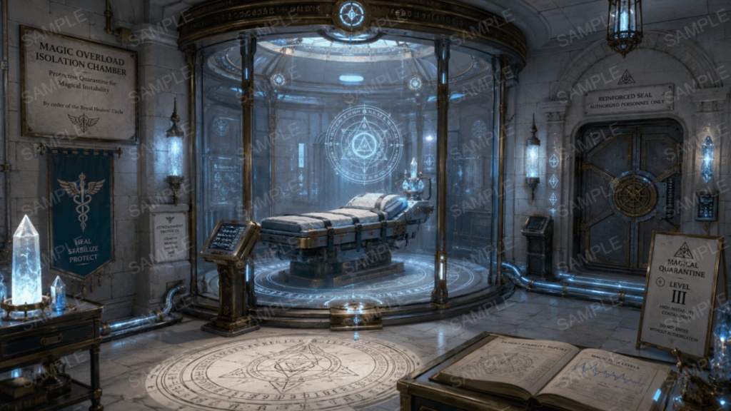 王立魔法病院 33枚入り!|ファンタジー|魔法|配信・ゲーム背景素材【16:9】