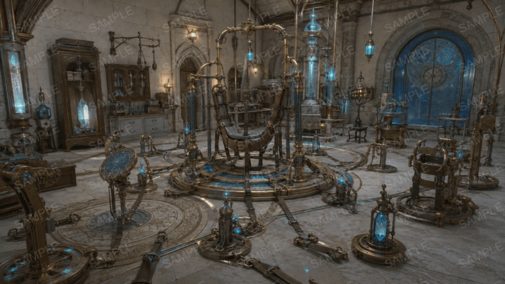 王立魔法病院 33枚入り!|ファンタジー|魔法|配信・ゲーム背景素材【16:9】