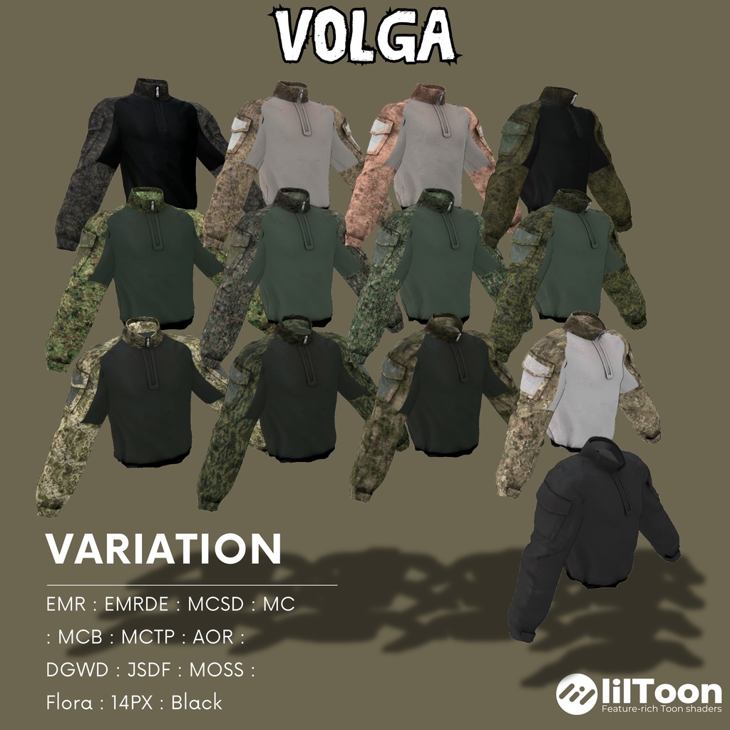 - Volga - 【6アバター対応フルセット販売】