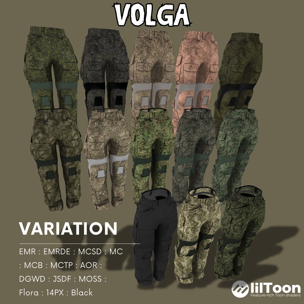 - Volga - 【6アバター対応フルセット販売】
