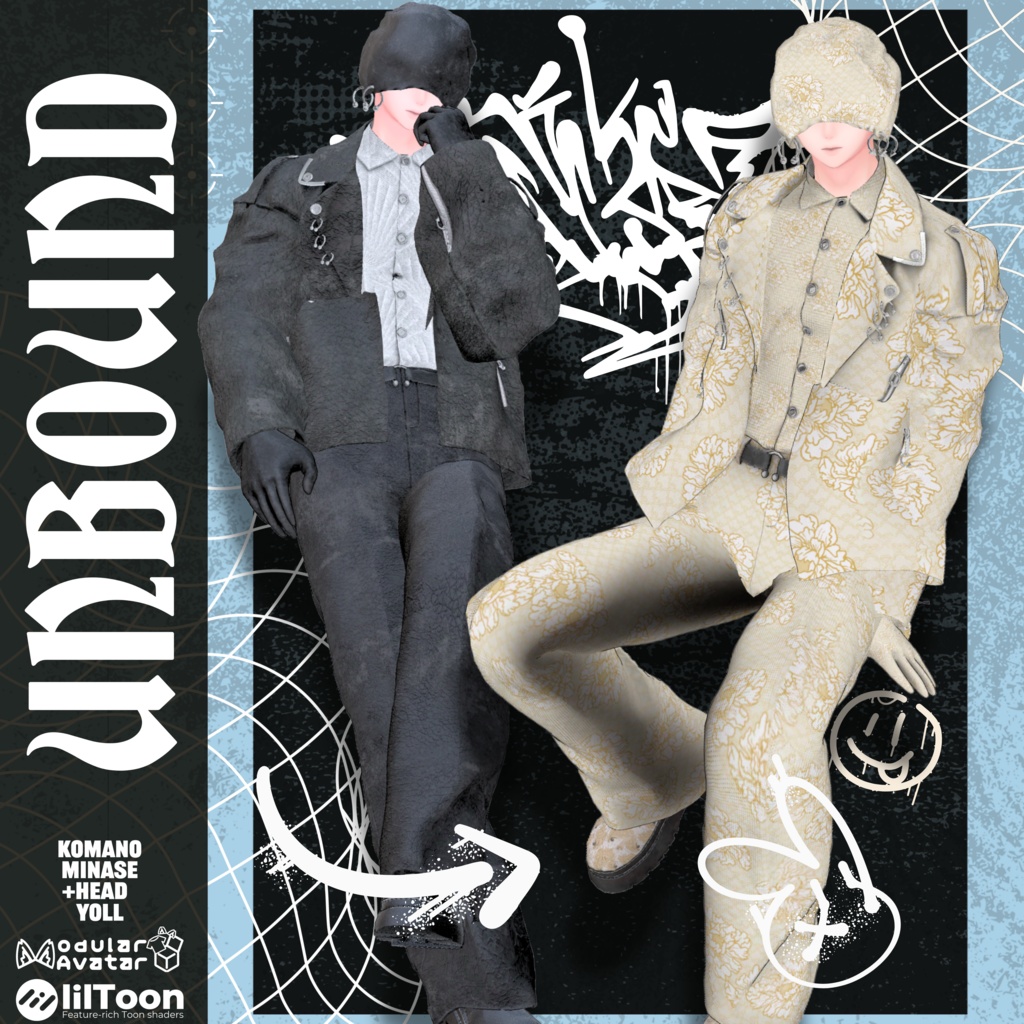 【男性版】- UNBOUND - 【4アバター対応】