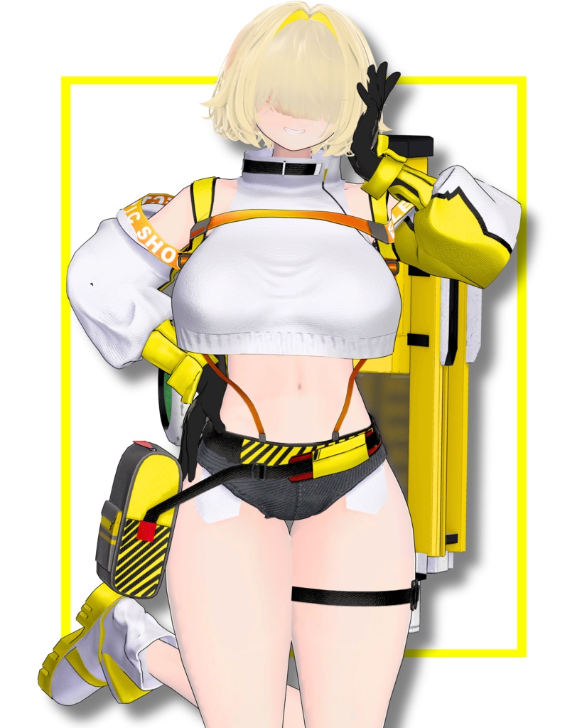 【水着追加】-BOOM!-【NIKKE 3Dファンメイド衣装】