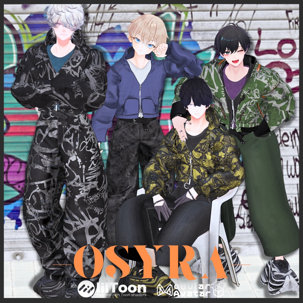 【SALE1800 ⇒ 1400】-Osyra-【4アバター対応】