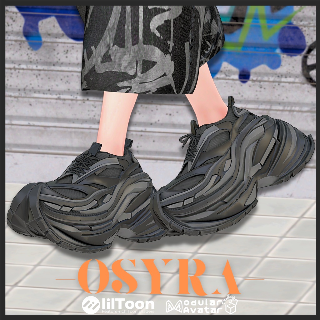 【靴単体】-Osyra-【13アバター対応】