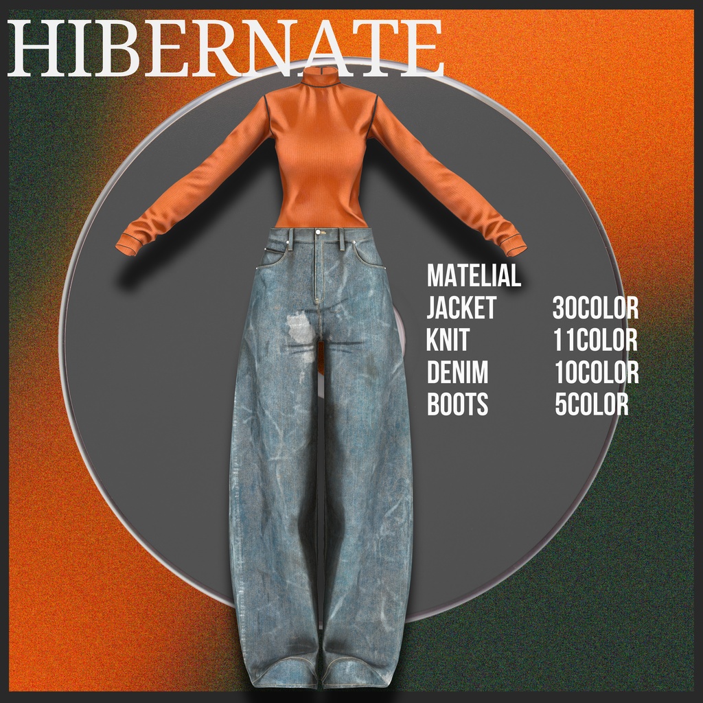 【12/26まで 2300 ⇒ 1800】-Hibernate-【男女7アバターフルセット販売】