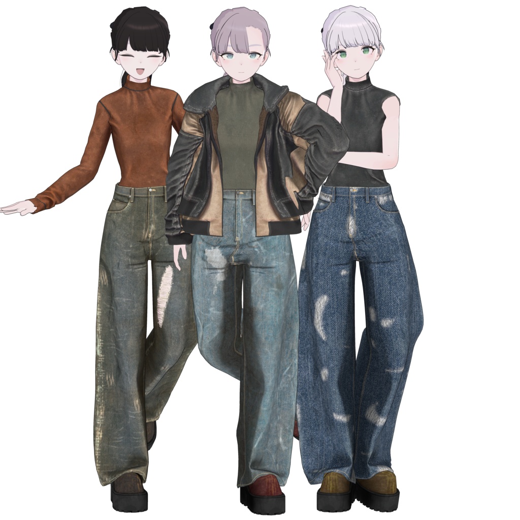 【12/26まで 2300 ⇒ 1800】-Hibernate-【男女7アバターフルセット販売】