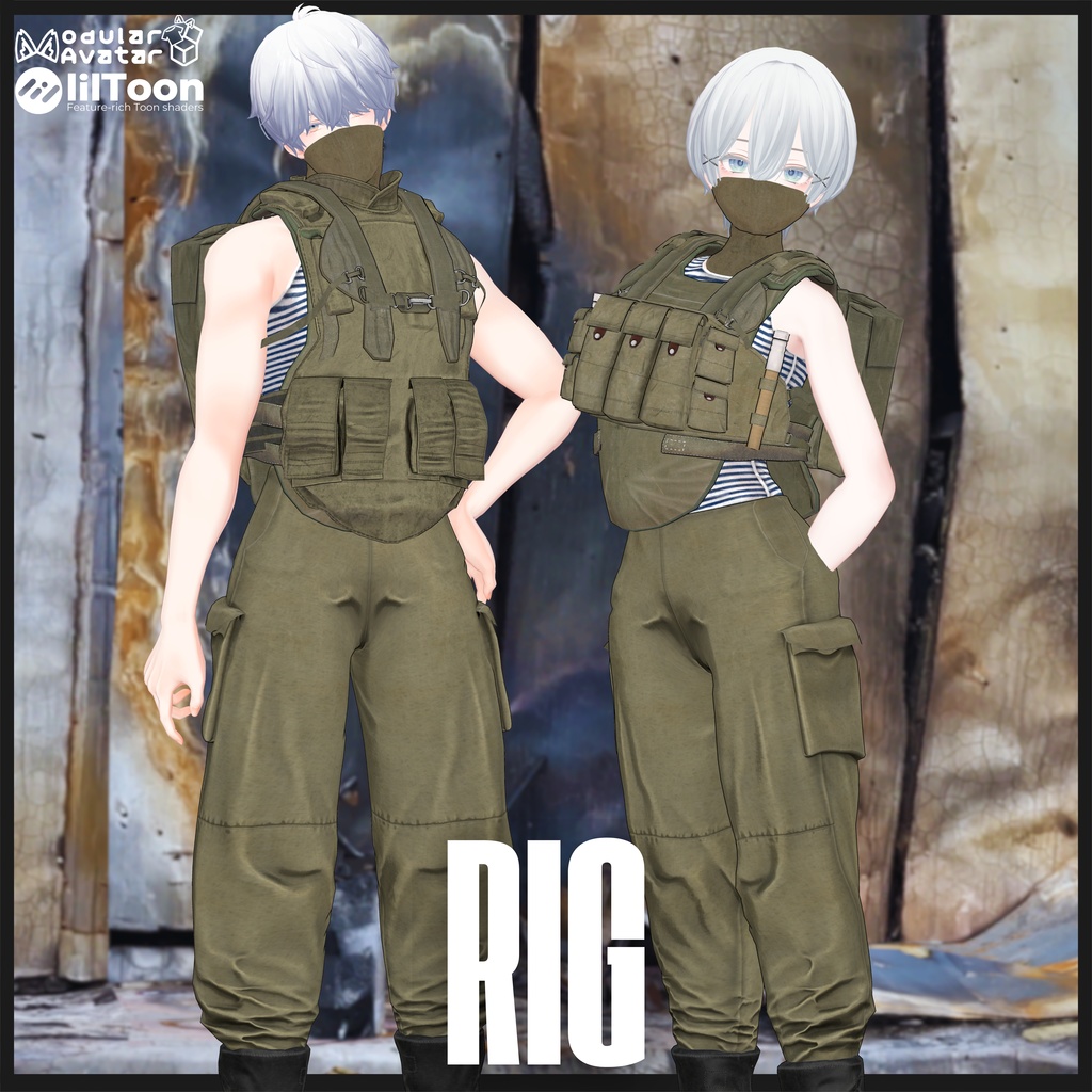 【2/25まで SALE 2500⇒2000】-93- 【男女6アバターフルセット】