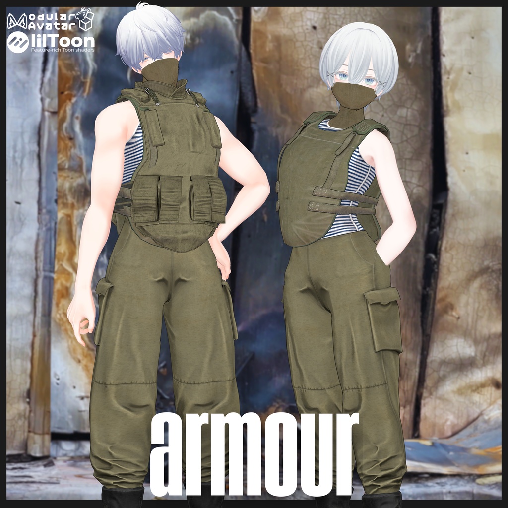 【2/25まで SALE 2500⇒2000】-93- 【男女6アバターフルセット】